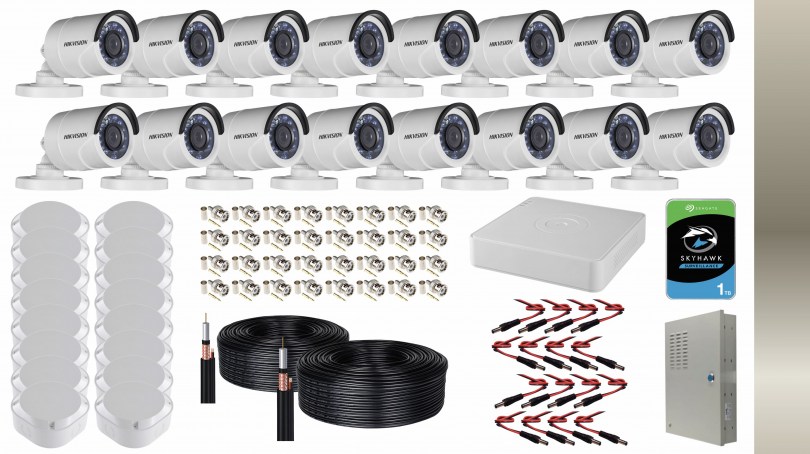 CCTV 16 channel silver